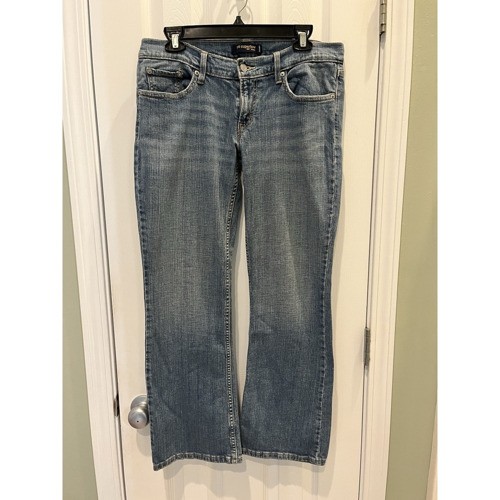 Levi's 524 Too Superlow Bootcut Low Rise Stretch Jeans Women's Size 9‎ Flare